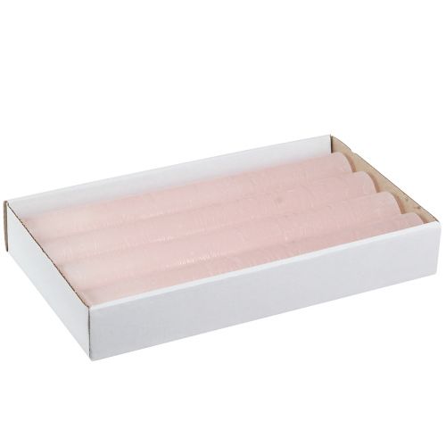 Artículo Velas cónicas rosa claro velas de color liso rosa 34x240mm 4 piezas