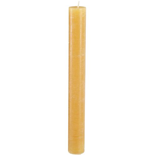 Floristik24 Velas cónicas lisas miel 34x300mm 4uds