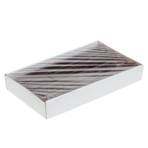 Floristik24 Velas cónicas unicolor burdeos 34mm x 300mm 4 piezas