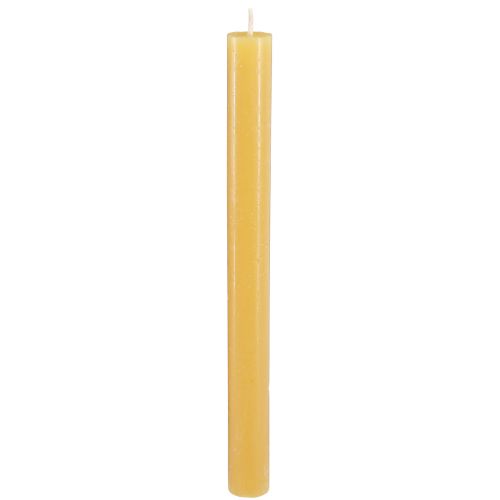 Artículo Velas cónicas velas lisas miel 21×240mm 12uds