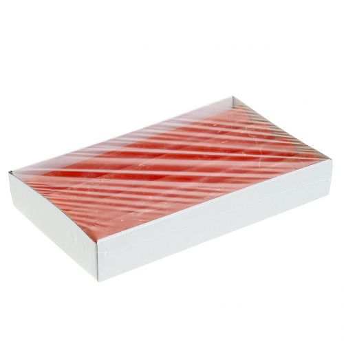 Artículo Velas cónicas monocolor naranja 34mm x 240mm 4 piezas