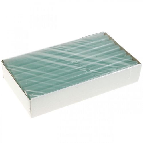 Artículo Velas cónicas monocolor verde 21×240mm 12ud