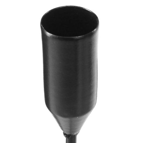 Artículo Portavelas de metal para 6 velas, negro, Ø20 cm, H31 cm