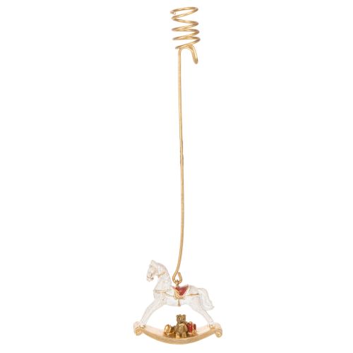 Portavelas con forma de caballito mecedora para árbol de Navidad, 20 cm, 3 unidades comprar | Floristik24.es