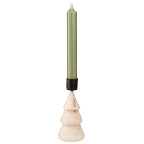 Artículo Candelabro árbol de Navidad decoración madera natural H13cm 4 piezas