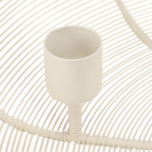 Artículo Portavelas para 4 velas, cuenco para velas color crema Ø29cm