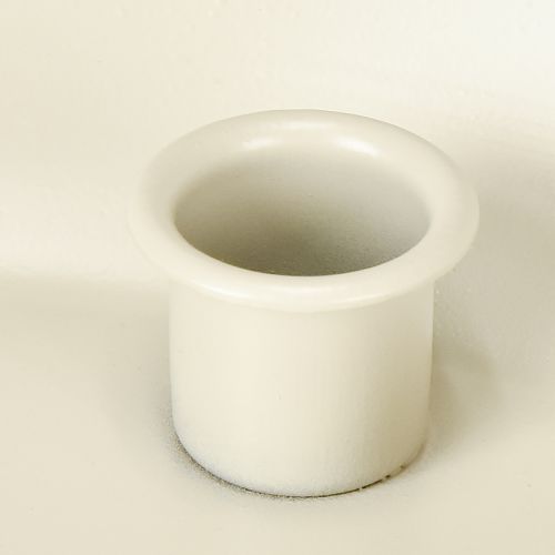 Artículo Portavelas cónico para 4 velas, cuenco para velas, metal gris, Ø30cm