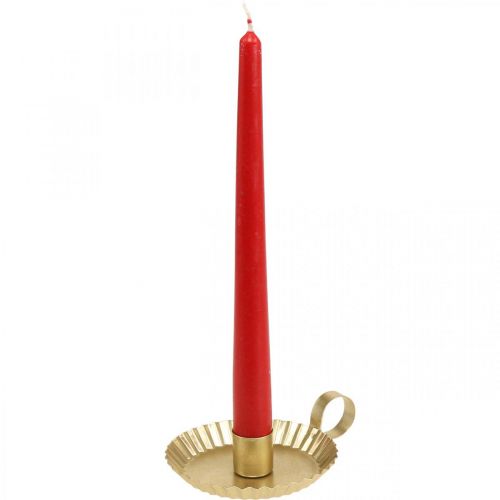 Artículo Candelabro candelabro de metal dorado Ø9,5cm 4ud