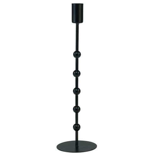 Artículo Portavelas Stick candelabro de metal negro Al. 30 cm
