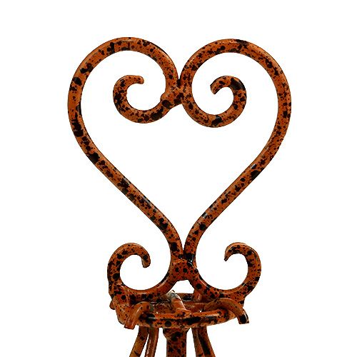 Floristik24 Soporte con candelabros de árbol marrón Ø16cm H27cm