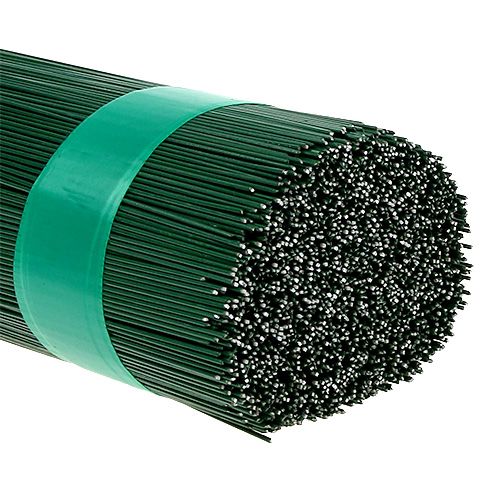 Cable enchufable pintado de verde 0,9/400 mm 2,5 kg