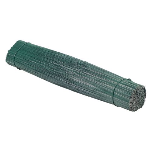 Artículo Cable enchufable alambre de floristería verde Ø0,4mm 200mm 1kg