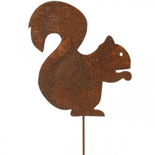 Tapón de jardín pátina de ardilla tapón decorativo 20cm