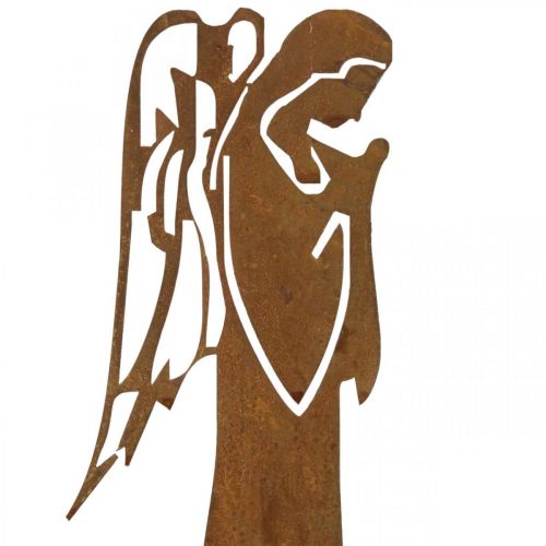 Floristik24 Estaca de jardín Navidad Pátina Deco Ángel rezando 40cm