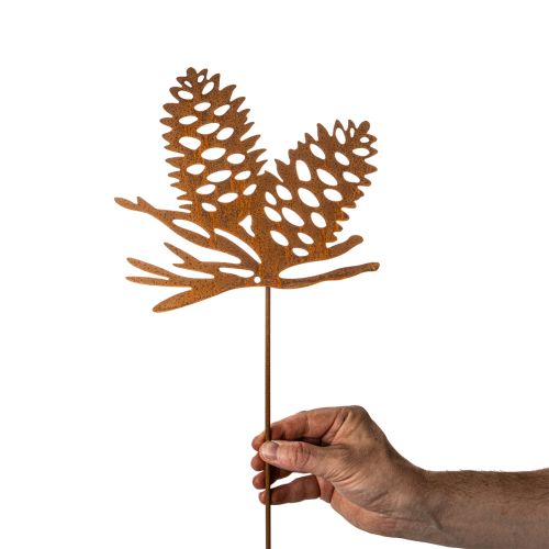 Adorno de piña de metal, motivo de piña, 96 cm | Floristik24.es