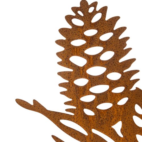 Adorno de piña de metal, motivo de piña, 96 cm | Floristik24.es
