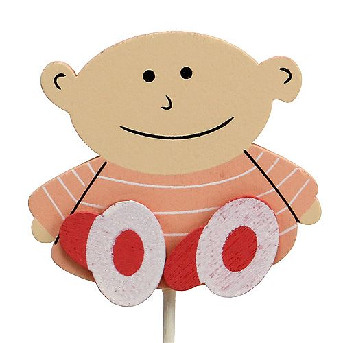 Artículo Plug Baby 5cm L25cm Rosa 20uds