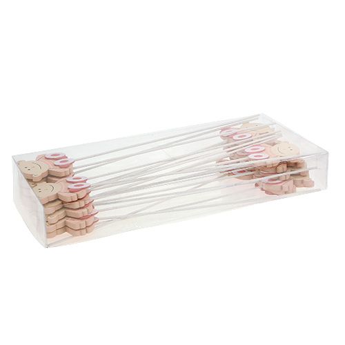 Artículo Plug Baby 5cm L25cm Rosa 20uds
