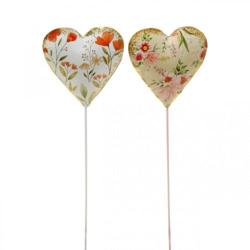 Enchufe de flor corazón enchufe decorativo flores de corazón 8×1.5×8cm 4pcs