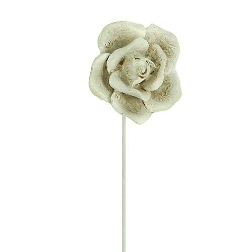 Floristik24 Rosas plug surtidas. Ø5,5cm L19cm 4 piezas