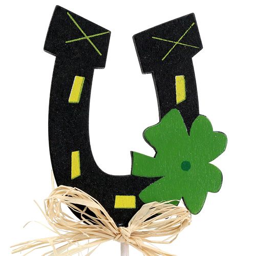 Floristik24 Conector con símbolo de la suerte 6,5-8cm 12pcs
