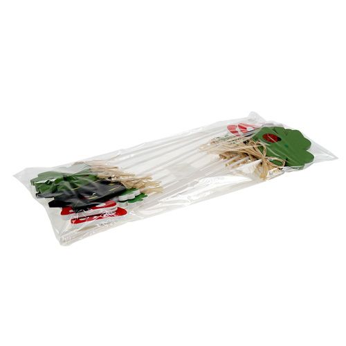 Floristik24 Conector con símbolo de la suerte 6,5-8cm 12pcs
