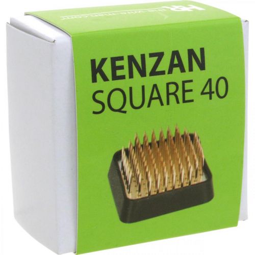 Artículo Erizo enchufable Kenzan erizo flor cuadrado latón 40×40mm