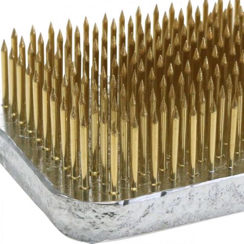 Palo Kenzan Rectangular Plata Latón 70×50mm
