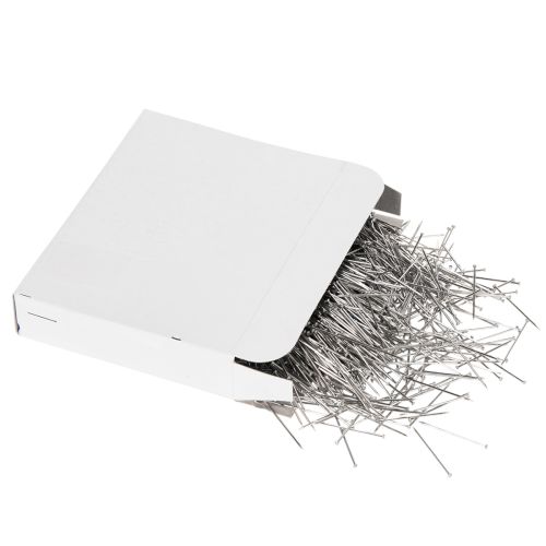 Floristik24 Pasadores de hierro plateados, niquelados, 105/30 mm, 500 g