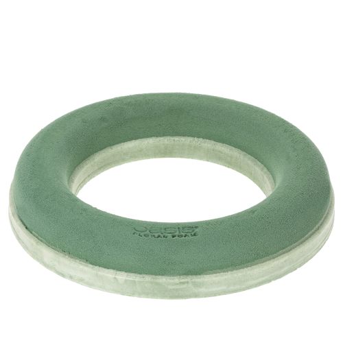 Artículo Anillo de espuma floral verde Ø25cm 4 piezas arreglo de corona