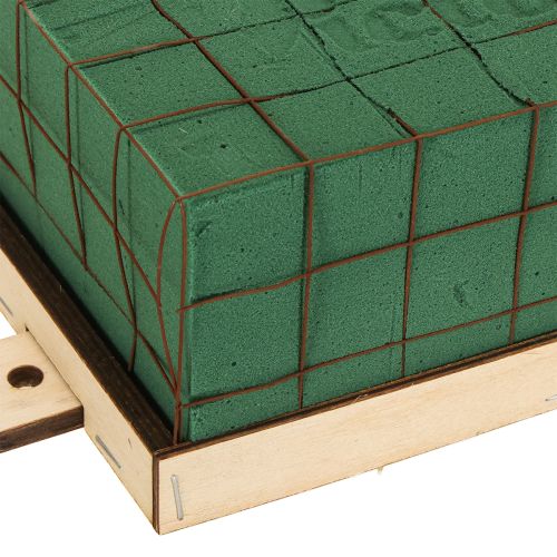 Artículo Ladrillo de espuma floral Florette Eco base de madera 18×10cm