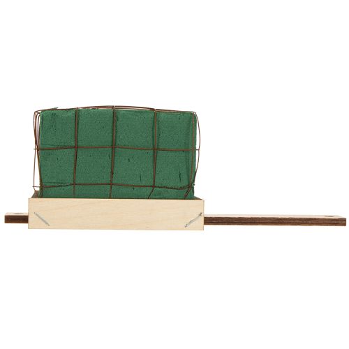 Artículo Ladrillo de espuma floral Florette Eco con madera 10×10cm