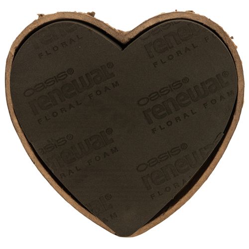 Espuma floral en forma de corazón OASIS® Renewal® Floral Foam Biolit® 26 cm 2 unidades