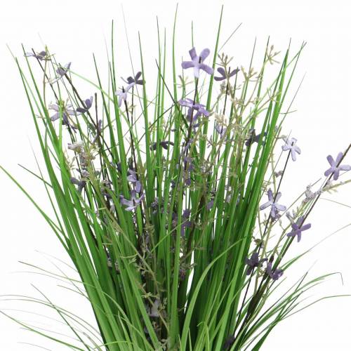 Floristik24 Ramo de pie Deco con flores de pradera lila artificial 51cm