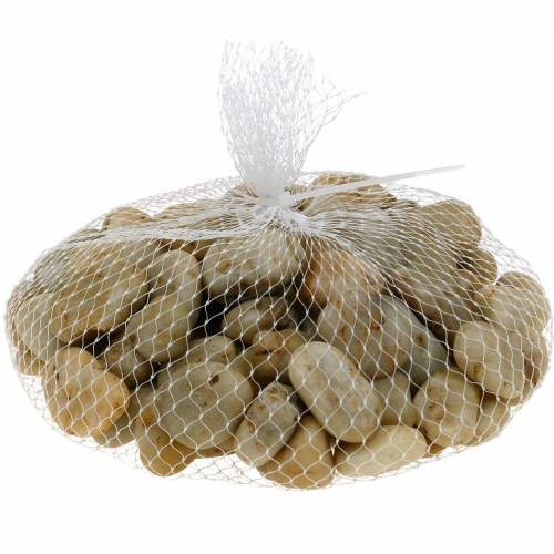 Floristik24 Guijarros de río crema natural 2-4cm 1kg