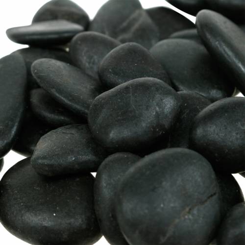 Artículo Guijarros de río negro natural 2-3cm 1kg