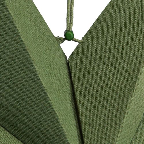 Artículo Decoración estrella flor de pascua papel yute verde 60x15cm