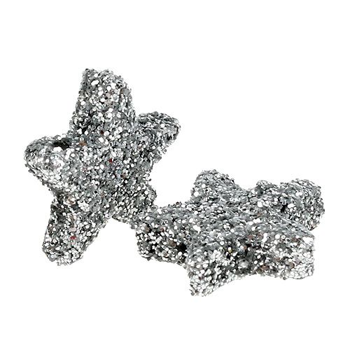 Artículo Star Glitter 1,5cm para espolvorear plata 144ud