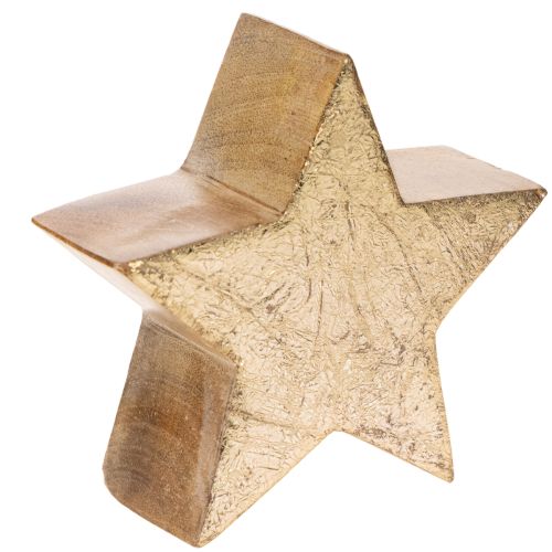 Soporte decorativo de estrella navideña para mesa o estante, 10 cm, 3 unidades