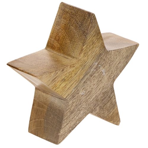 Soporte decorativo de estrella navideña para mesa o estante, 10 cm, 3 unidades | Floristik24.es