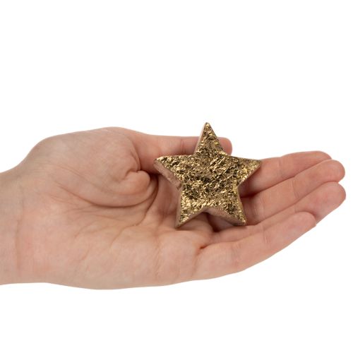 Estrellas decorativas brillantes para decoración de mesa, 5 cm, 9 unidades | Floristik24.es