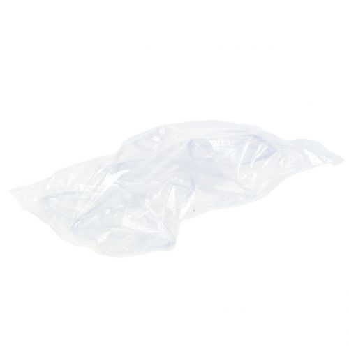 Artículo Estrella para colgar adornos para árboles de Navidad de plástico transparente 12cm 6uds
