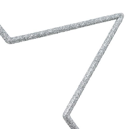 Artículo Conjunto estrella para colgar plata, mica 17-34cm