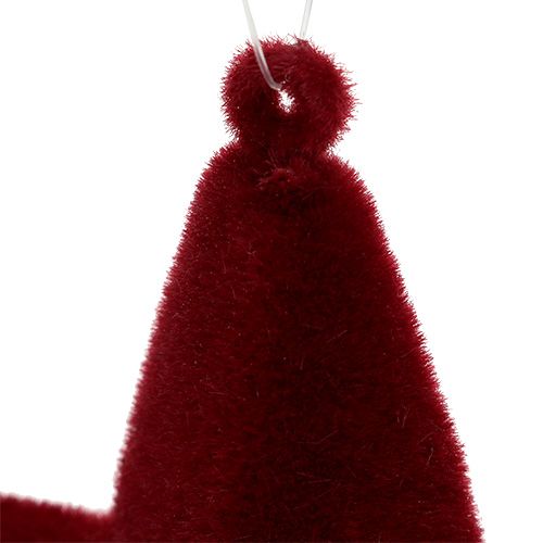Artículo Bandadas de estrellas rojo oscuro 10cm