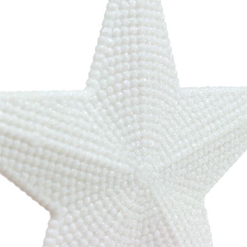 Artículo Estrella para colgar blanco 11cm L19cm 6pcs