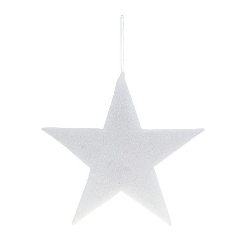 Artículo Estrella para colgar Blanco 37cm L48cm 1pc