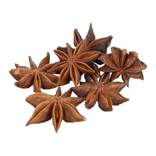 Artículo Anís estrellado artículo decorativo artesanal decoración natural anís seco 500g