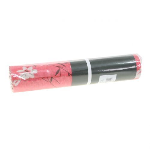 Artículo Tela decorativa flores rosa 30cm x 3m