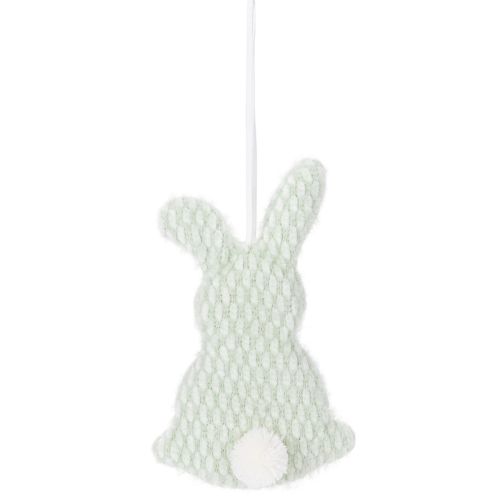 Artículo Conejito de Pascua para colgar, una linda decoración primaveral para interiores, 13 cm, 3 piezas