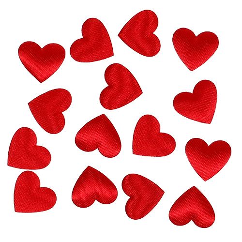Corazón de tela para esparcir rojo 800 piezas